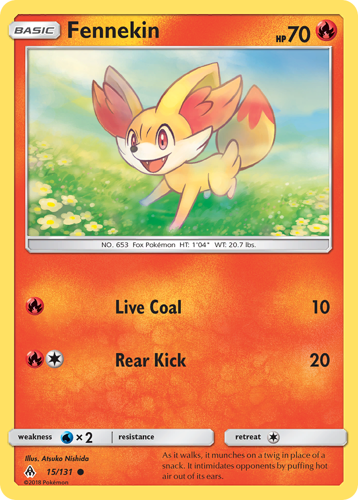 Fennekin (15/131) [Sun & Moon: Forbidden Light] | Good Games Adelaide SA