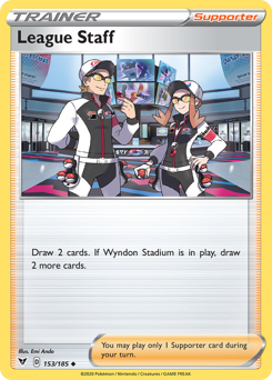League Staff (153/185) [Sword & Shield: Vivid Voltage] | Good Games Adelaide SA