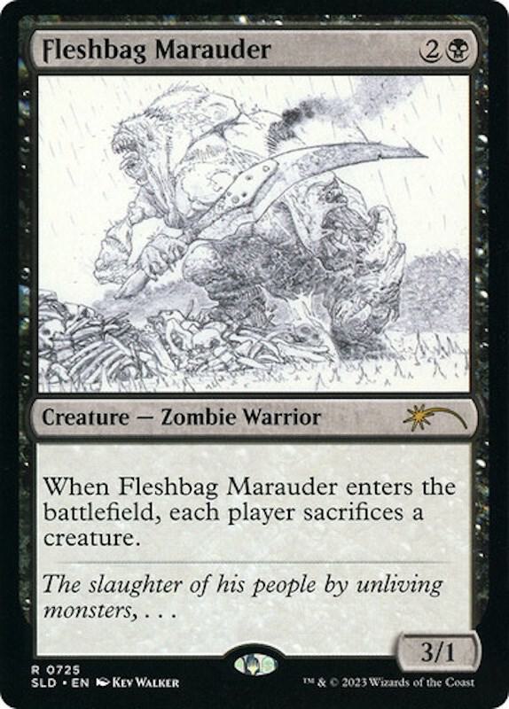 Fleshbag Marauder 00725 Sketch Showcase 725 (Secret Lair Drop Series)  - Foil | Good Games Adelaide SA