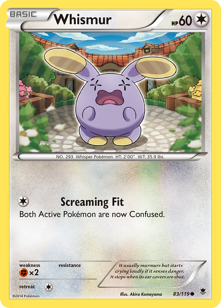 Whismur (83/119) [XY: Phantom Forces] | Good Games Adelaide SA
