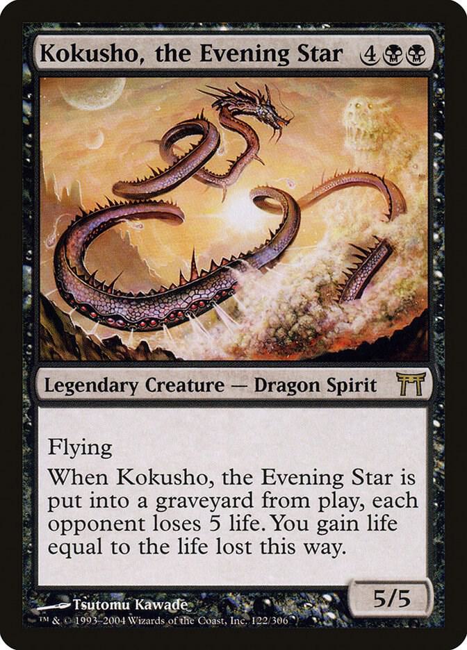 Kokusho the Evening Star 122 (Champions of Kamigawa)  - Foil | Good Games Adelaide SA