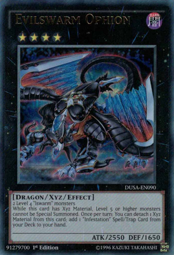 Evilswarm Ophion [DUSA-EN090] Ultra Rare | Good Games Adelaide SA
