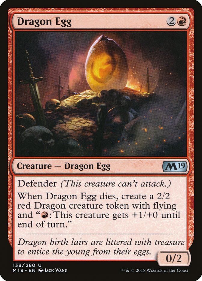 Dragon Egg [Core Set 2019] | Good Games Adelaide SA
