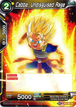 Cabba, Undisguised Rage [BT7-081] | Good Games Adelaide SA
