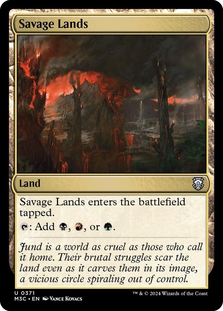 Savage Lands 371/411 (Commander: Modern Horizons 3)  - Ripple Foil | Good Games Adelaide SA