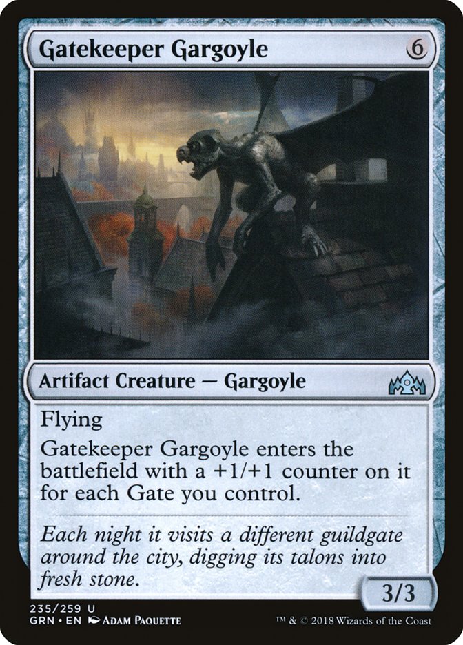 Gatekeeper Gargoyle 235 (Guilds of Ravnica)  | Good Games Adelaide SA