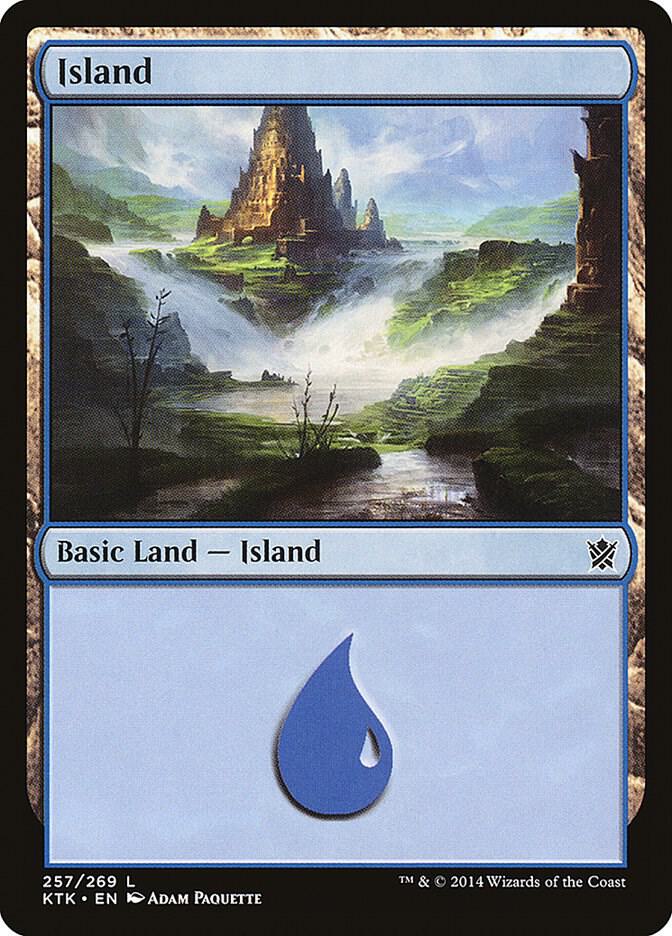 Island 257 (Khans of Tarkir)  - Foil | Good Games Adelaide SA