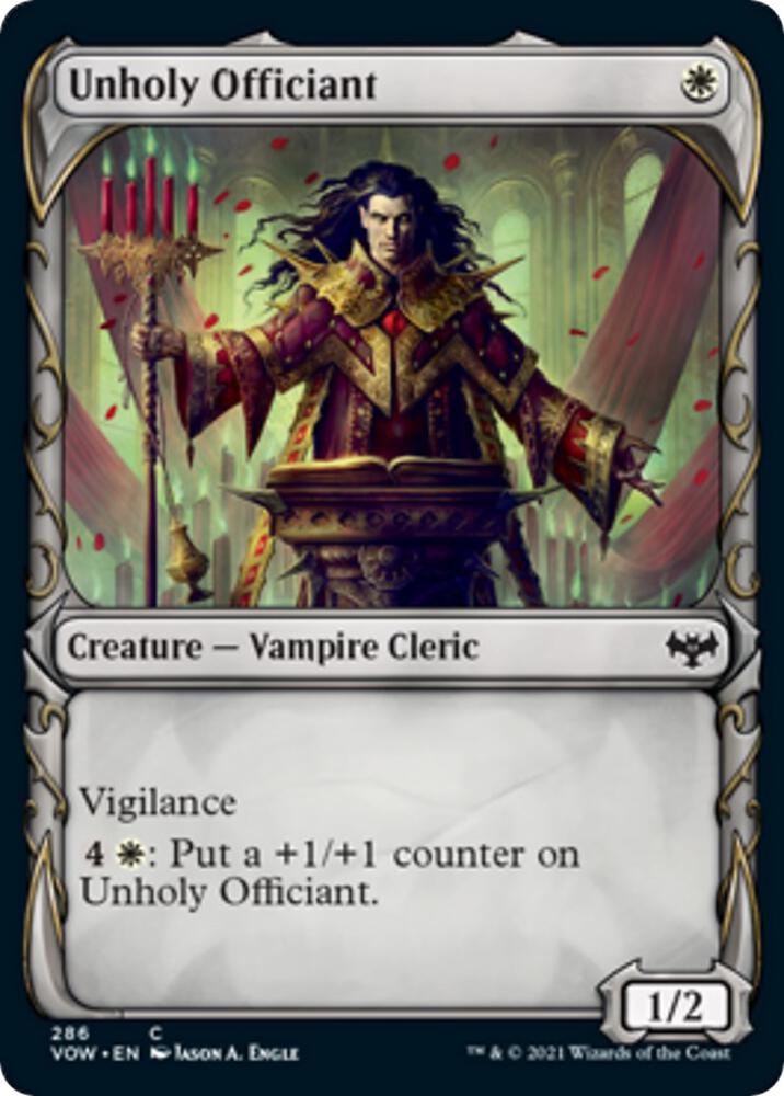 Unholy Officiant Showcase 286 (Innistrad: Crimson Vow)  | Good Games Adelaide SA