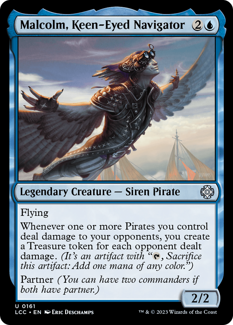 Malcolm, Keen-Eyed Navigator [The Lost Caverns of Ixalan Commander] | Good Games Adelaide SA