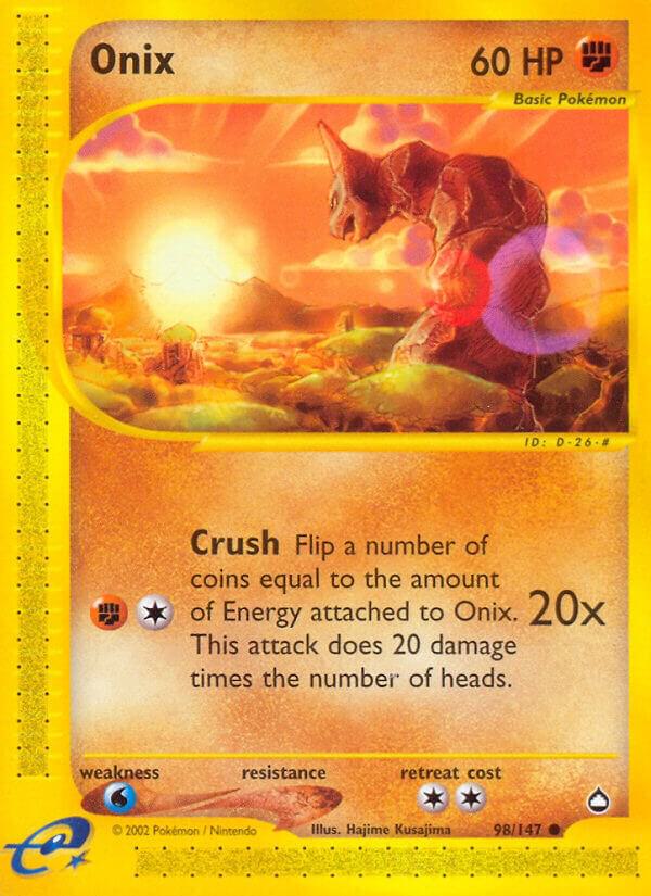 Onix 098/147 (Aquapolis)  | Good Games Adelaide SA