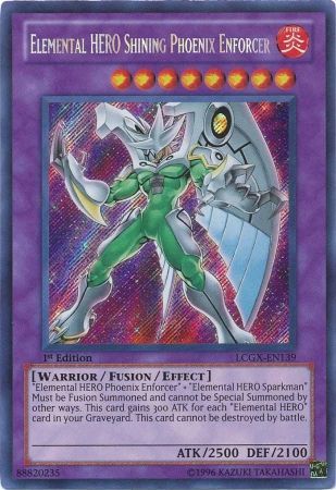 Elemental HERO Shining Phoenix Enforcer [LCGX-EN139] Secret Rare | Good Games Adelaide SA