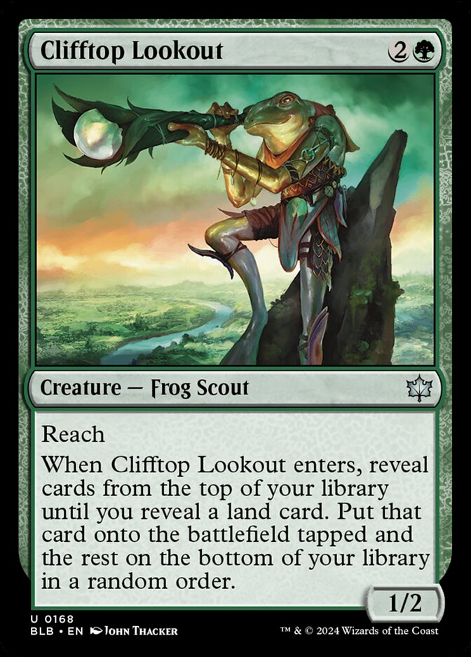 Clifftop Lookout 168 (Bloomburrow)  - Foil | Good Games Adelaide SA