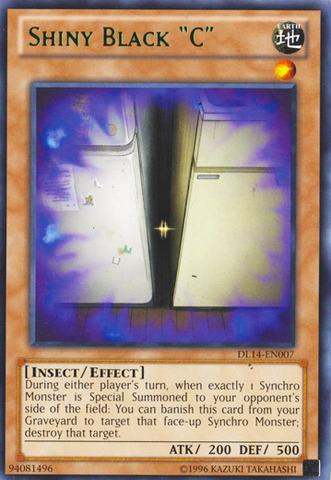 Shiny Black "C" (Green) [DL14-EN007] Rare | Good Games Adelaide SA