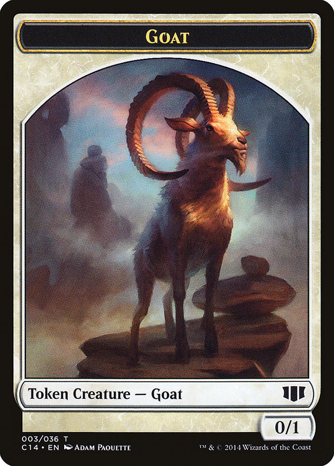 Wurm (033/036) // Goat Double-sided Token [Commander 2014 Tokens] | Good Games Adelaide SA