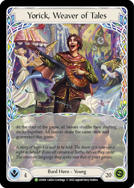 Yorick, Weaver of Tales [LSS004] (Promo)  Cold Foil | Good Games Adelaide SA