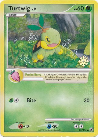 Turtwig (78/100) [Countdown Calendar Promos] | Good Games Adelaide SA