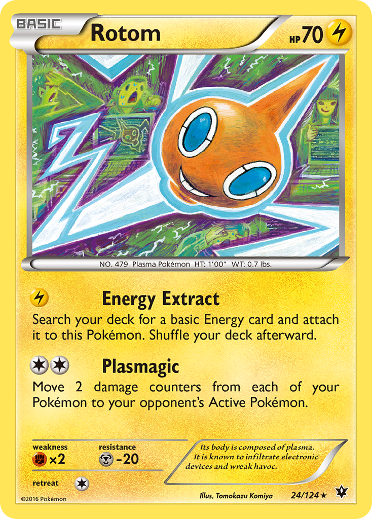Rotom (24/124) [XY: Fates Collide] | Good Games Adelaide SA