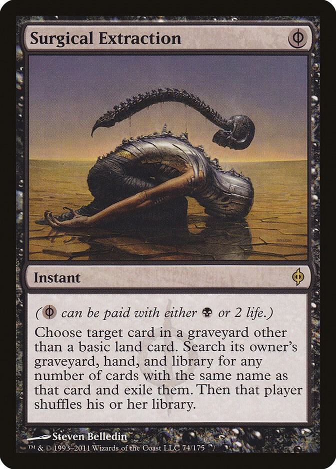 Surgical Extraction 74 (New Phyrexia)  - Foil | Good Games Adelaide SA