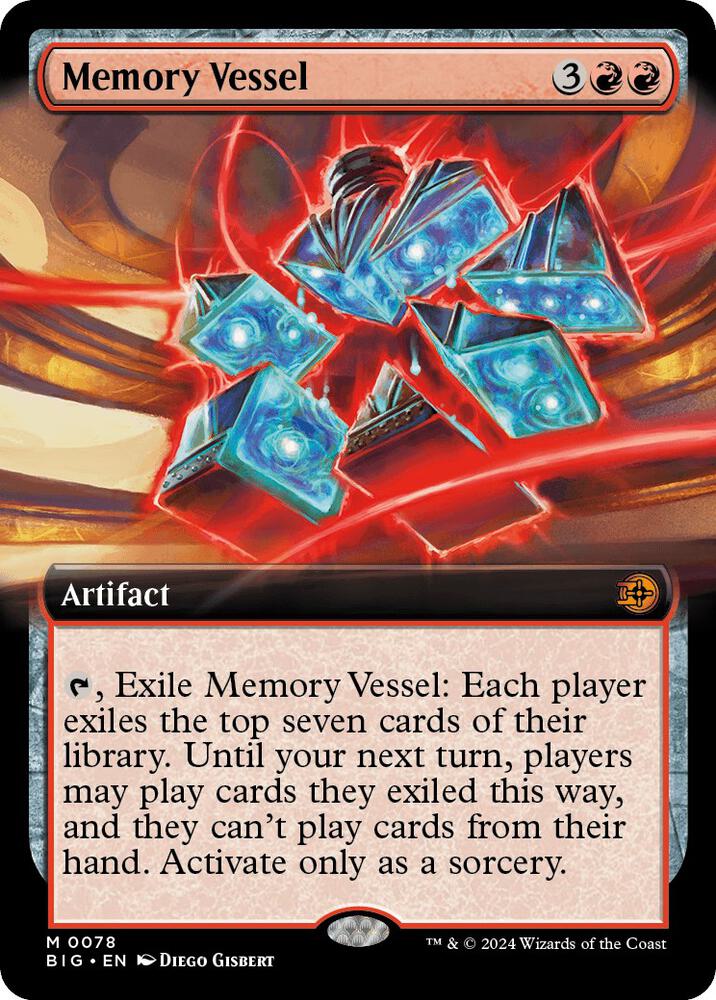 Memory Vessel Extended Art 78 (Outlaws of Thunder Junction: The Big Score)  | Good Games Adelaide SA