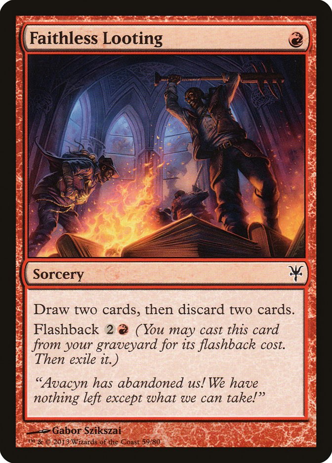 Faithless Looting [Duel Decks: Sorin vs. Tibalt] | Good Games Adelaide SA