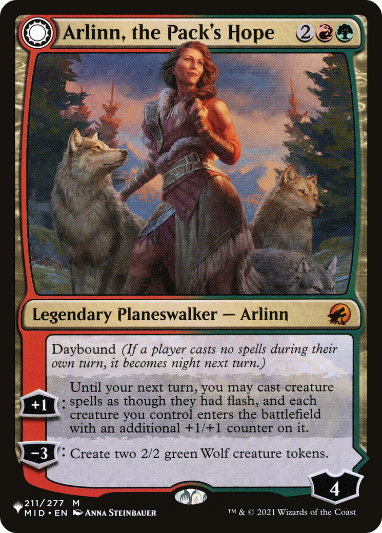 Arlinn, the Pack's Hope // Arlinn, the Moon's Fury [Secret Lair: From Cute to Brute] | Good Games Adelaide SA