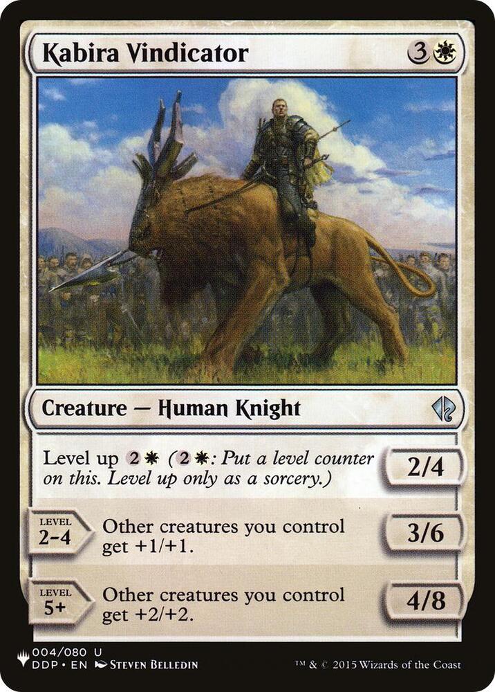 Kabira Vindicator 004/080 (The List Reprints)  | Good Games Adelaide SA