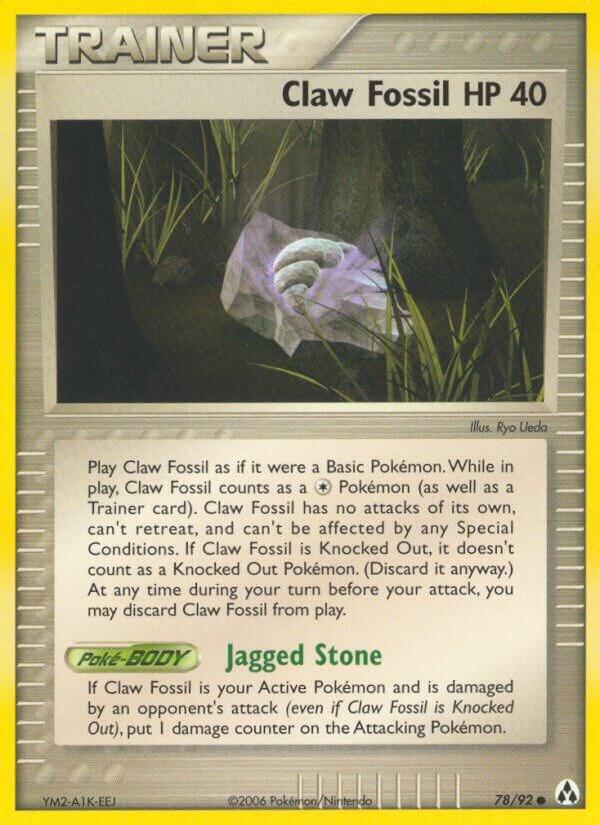 Claw Fossil 78/92 (Legend Maker)  | Good Games Adelaide SA