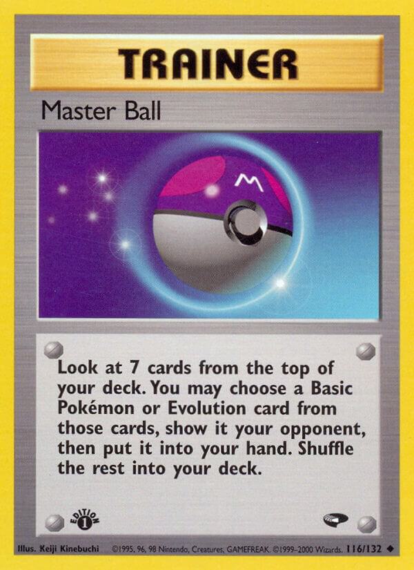 Master Ball 116/132 (Gym Challenge)  - 1st Edition | Good Games Adelaide SA