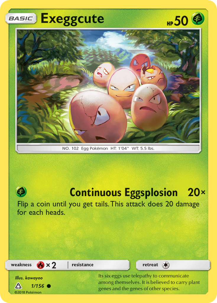 Exeggcute (1/156) [Sun & Moon: Ultra Prism] | Good Games Adelaide SA