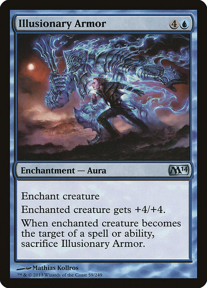 Illusionary Armor 59 (Magic 2014 (M14))  - Foil | Good Games Adelaide SA