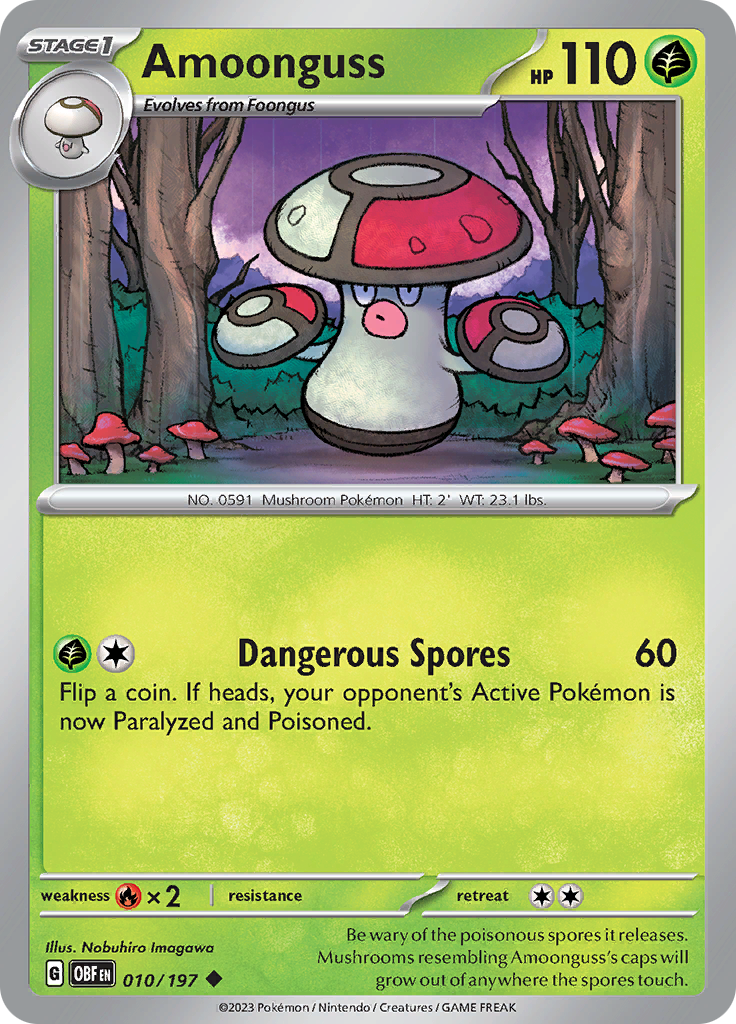 Amoonguss (010/197) [Scarlet & Violet: Obsidian Flames] | Good Games Adelaide SA