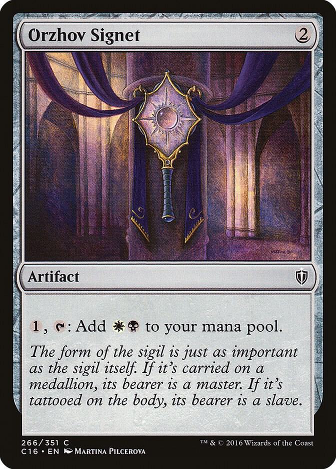Orzhov Signet 266 (Commander 2016)  | Good Games Adelaide SA