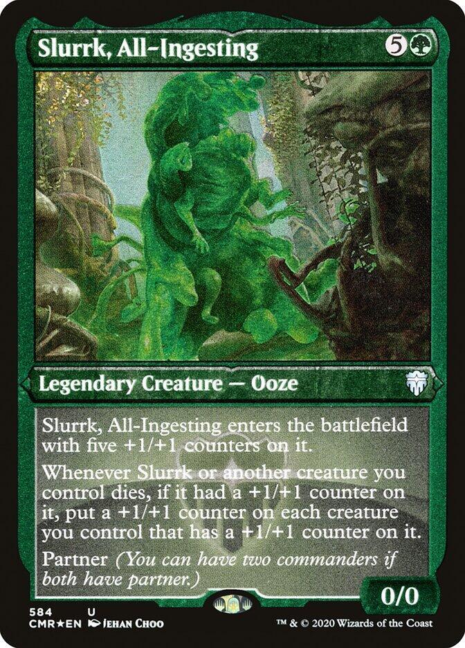 Slurrk All Ingesting Foil Etched 584 (Commander Legends)  - Foil | Good Games Adelaide SA