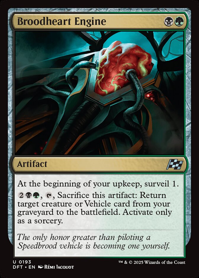 Broodheart Engine 193 (Aetherdrift)  - Foil | Good Games Adelaide SA