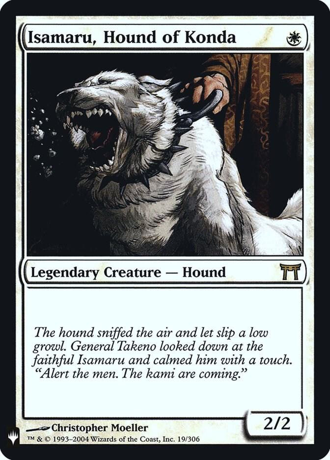 Isamaru Hound of Konda 19 (The List Reprints)  - Foil | Good Games Adelaide SA