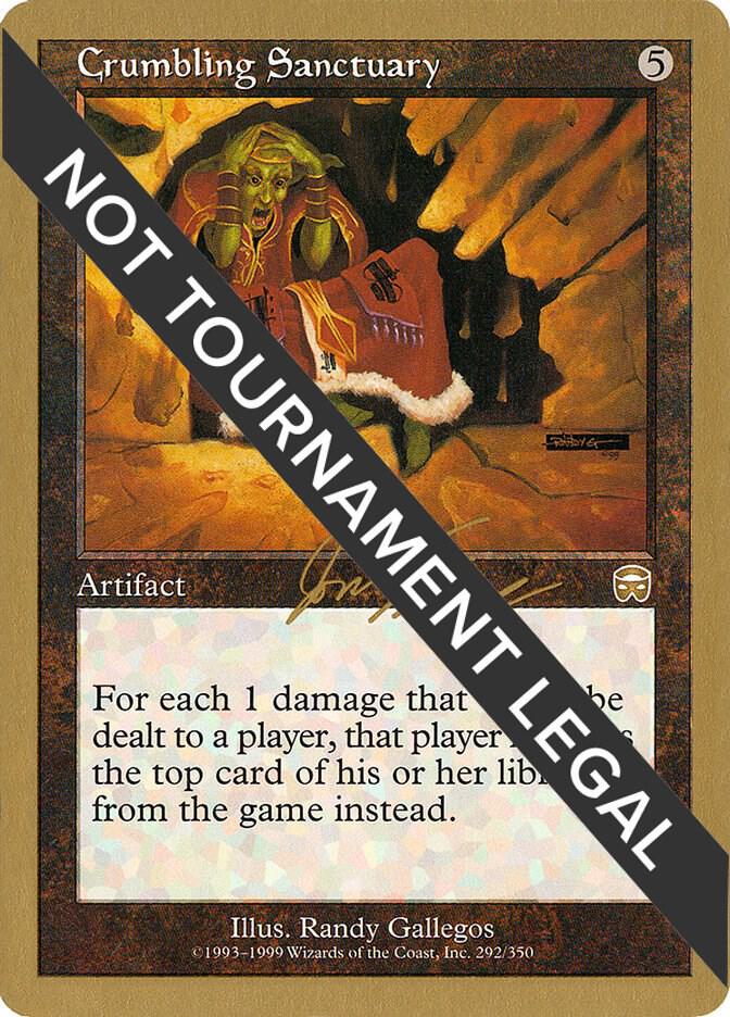 Crumbling Sanctuary 2000 Jon Finkel MMQ  (World Championship Decks)  | Good Games Adelaide SA