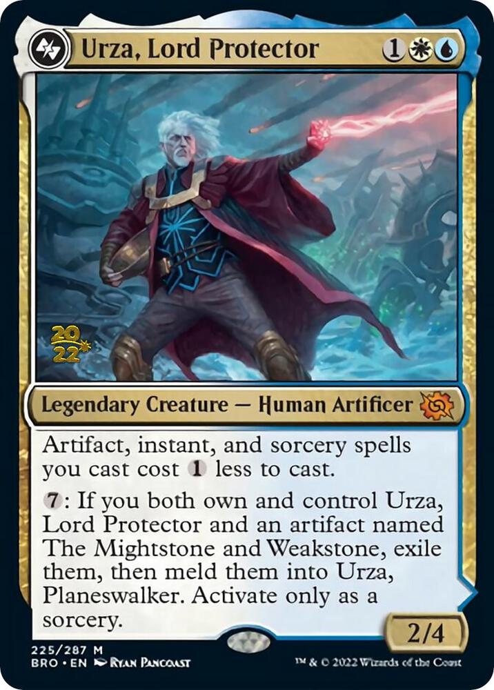 Urza Lord Protector 225 (Prerelease Cards)  - Foil | Good Games Adelaide SA