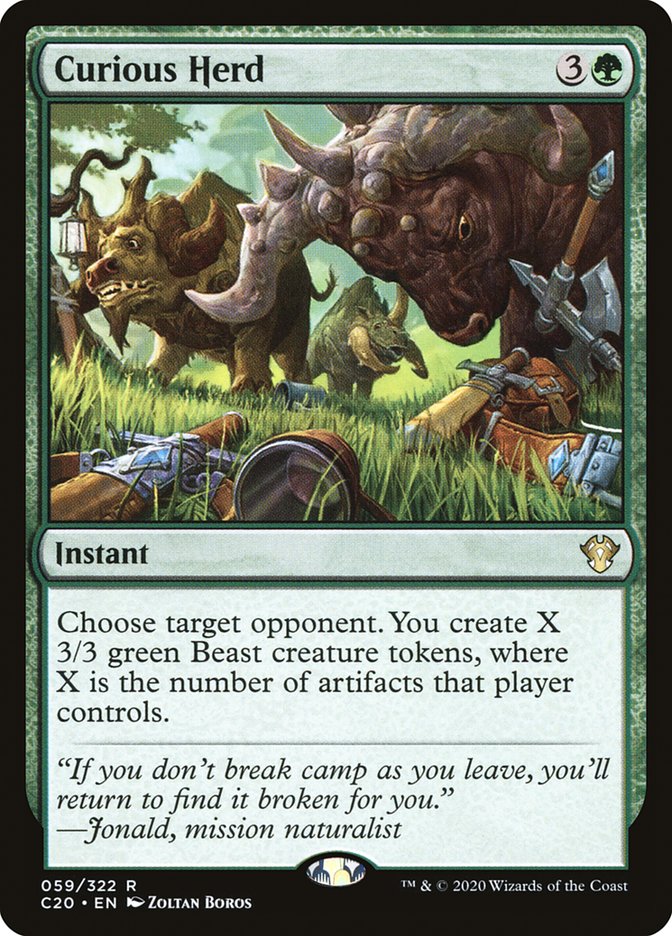 Curious Herd 59 (Commander 2020)  | Good Games Adelaide SA