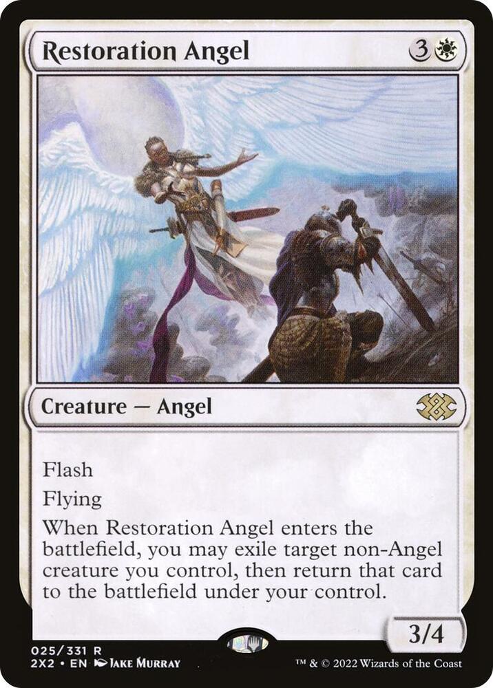 Restoration Angel 25 (Double Masters 2022)  - Foil | Good Games Adelaide SA