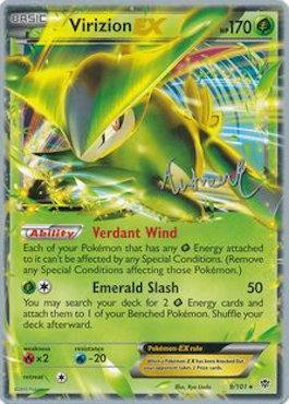 Virizion EX (9/101) (Emerald King - Andrew Estrada) [World Championships 2014] | Good Games Adelaide SA