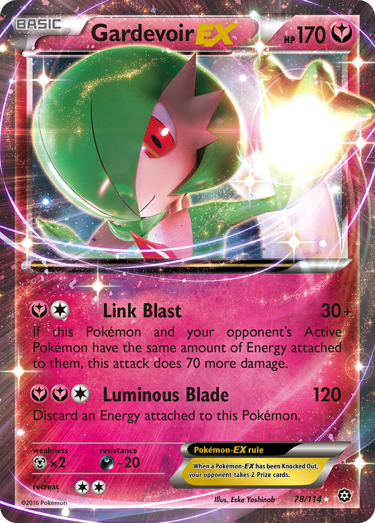 Gardevoir EX (78/114) [XY: Steam Siege] | Good Games Adelaide SA