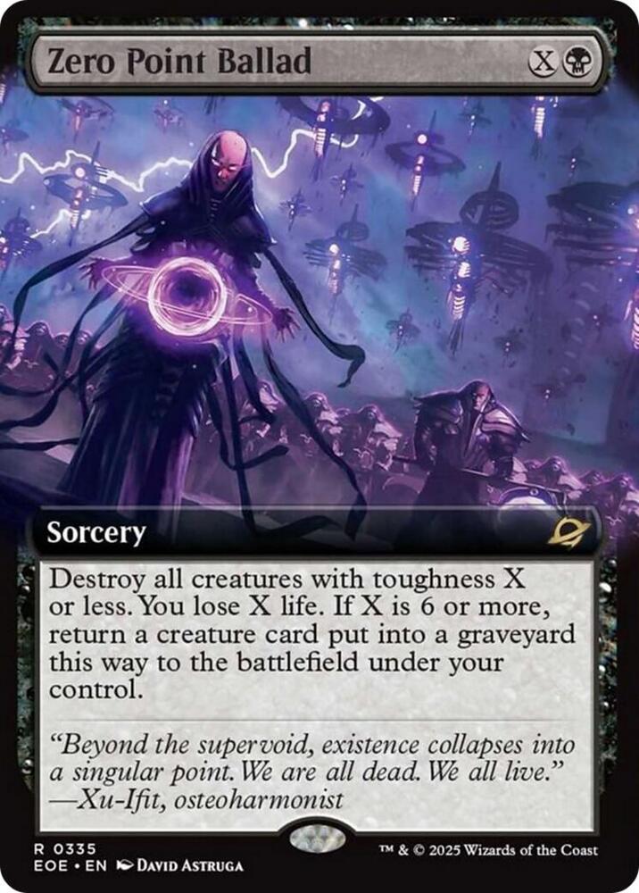 Zero Point Ballad 335/276 (Edge of Eternities)  - Extended Art  | Good Games Adelaide SA