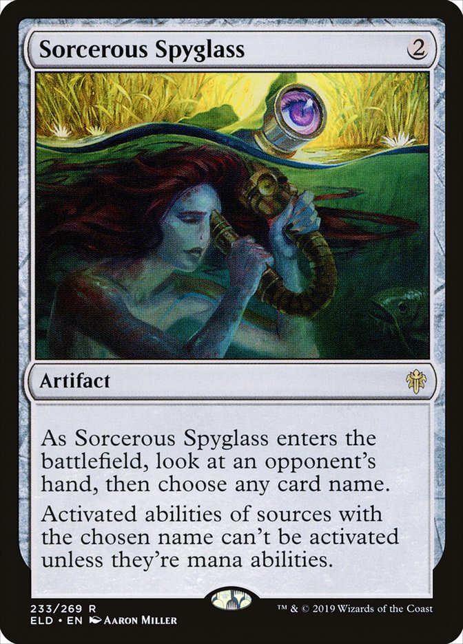 Sorcerous Spyglass [Throne of Eldraine] | Good Games Adelaide SA