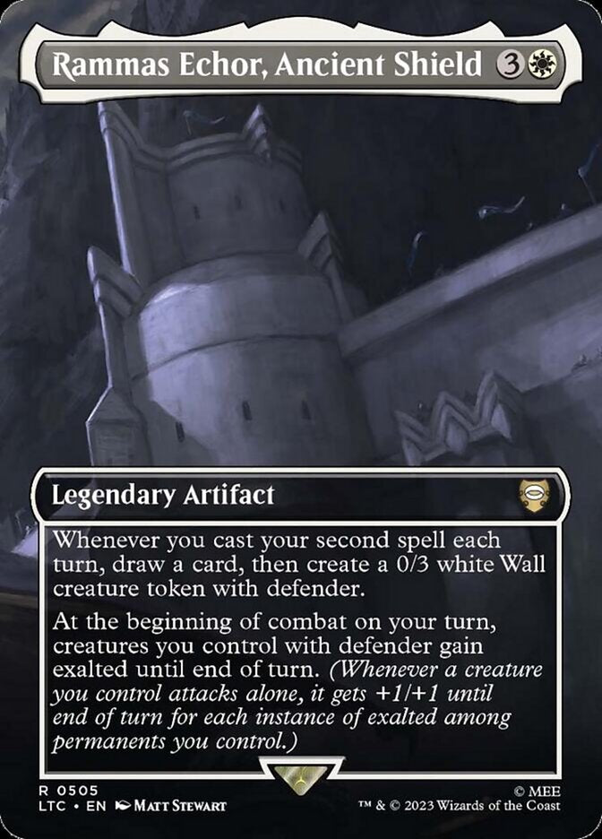 Rammas Echor, Ancient Shield 505 (Commander: The Lord of the Rings: Tales of Middle-earth)  - Borderless | Good Games Adelaide SA