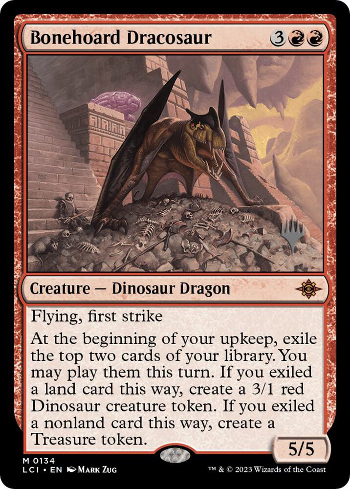Bonehoard Dracosaur 134 (Promo Pack: The Lost Caverns of Ixalan)  | Good Games Adelaide SA