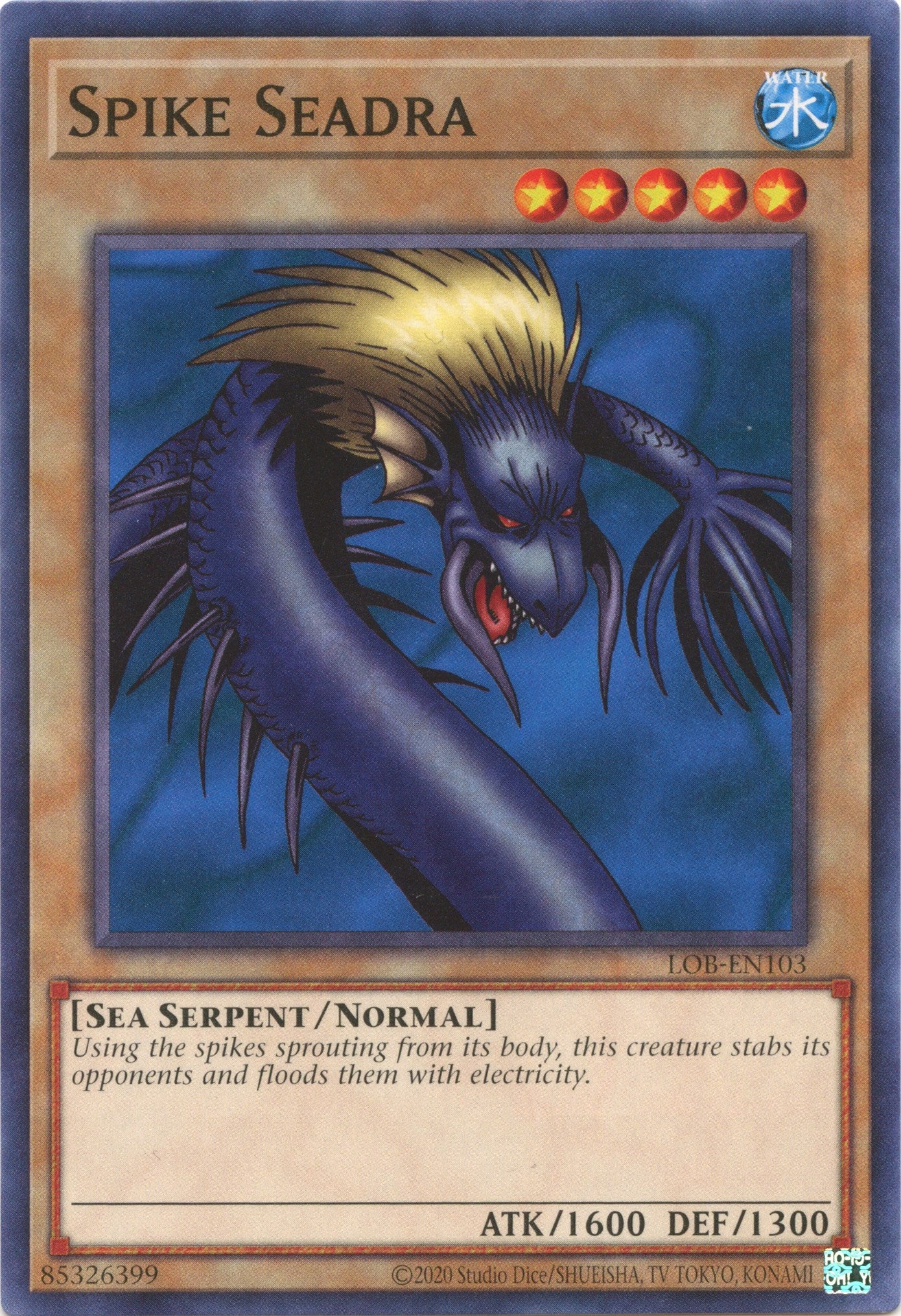 Spike Seadra (25th Anniversary) [LOB-EN103] Common | Good Games Adelaide SA