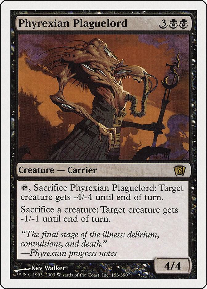 Phyrexian Plaguelord 153 (8th Edition)  - Foil | Good Games Adelaide SA
