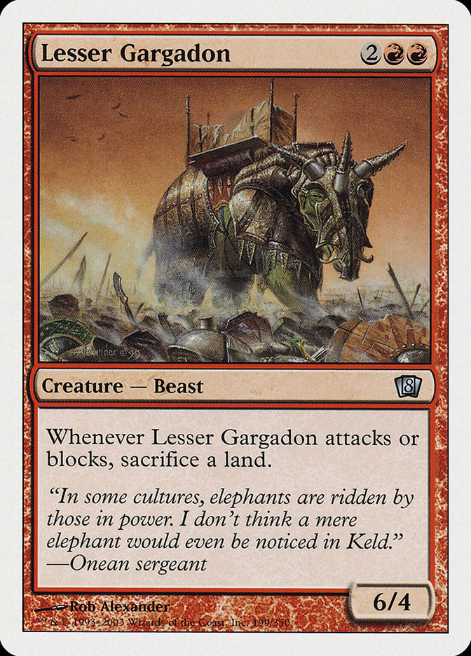 Lesser Gargadon 199 (8th Edition)  | Good Games Adelaide SA