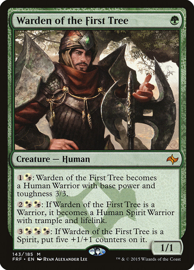Warden of the First Tree 143 (Fate Reforged)  - Foil | Good Games Adelaide SA