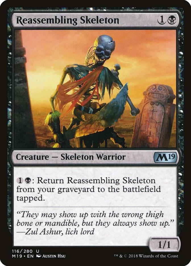 Reassembling Skeleton 116 (Core Set 2019)  - Foil | Good Games Adelaide SA
